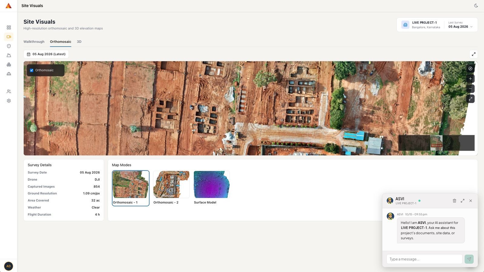 Annotated site map of a villa community